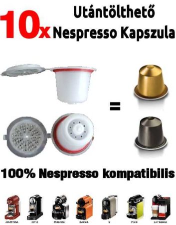 Nespresso Utántölthető kapszula 10db